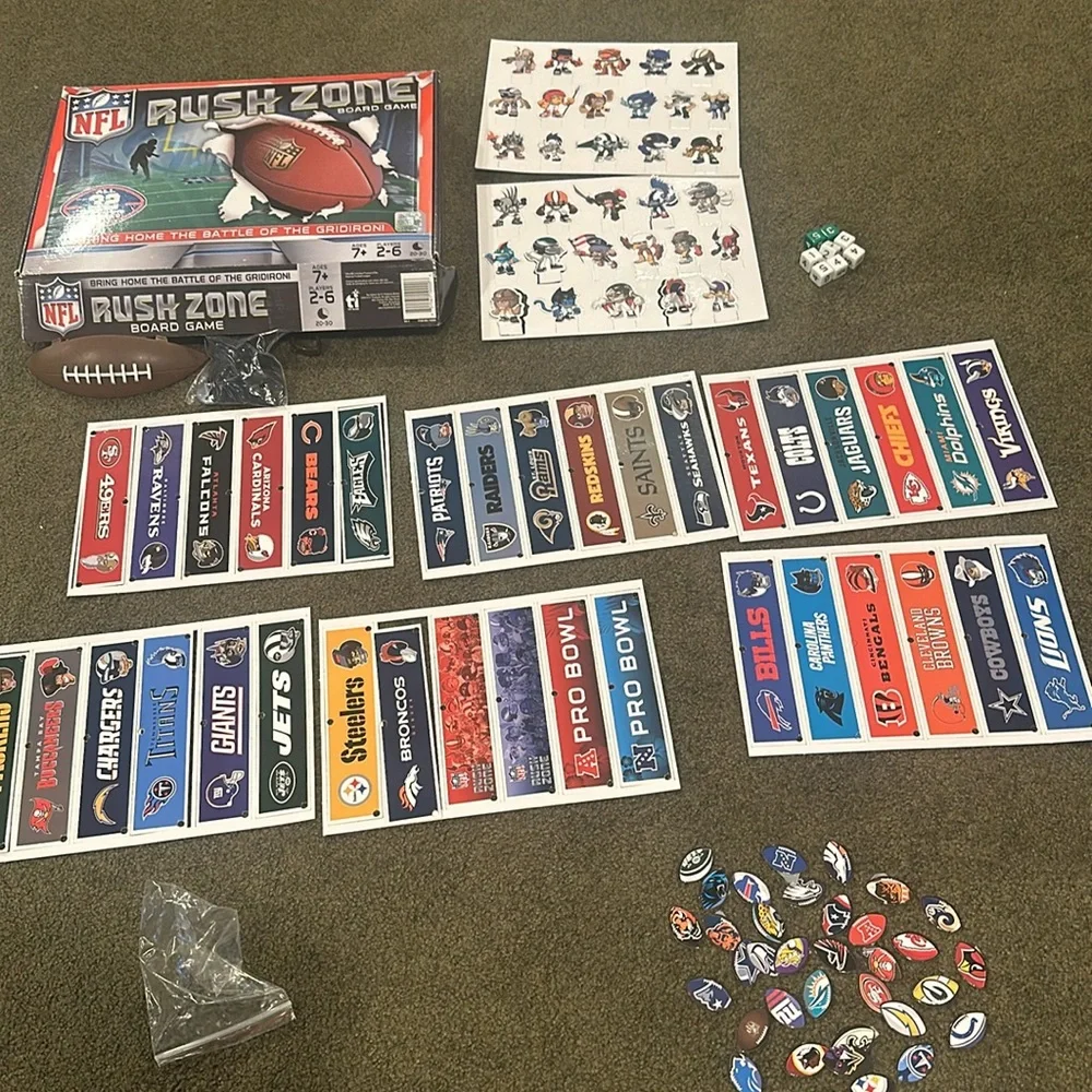 NFL Rush Zone Board Game